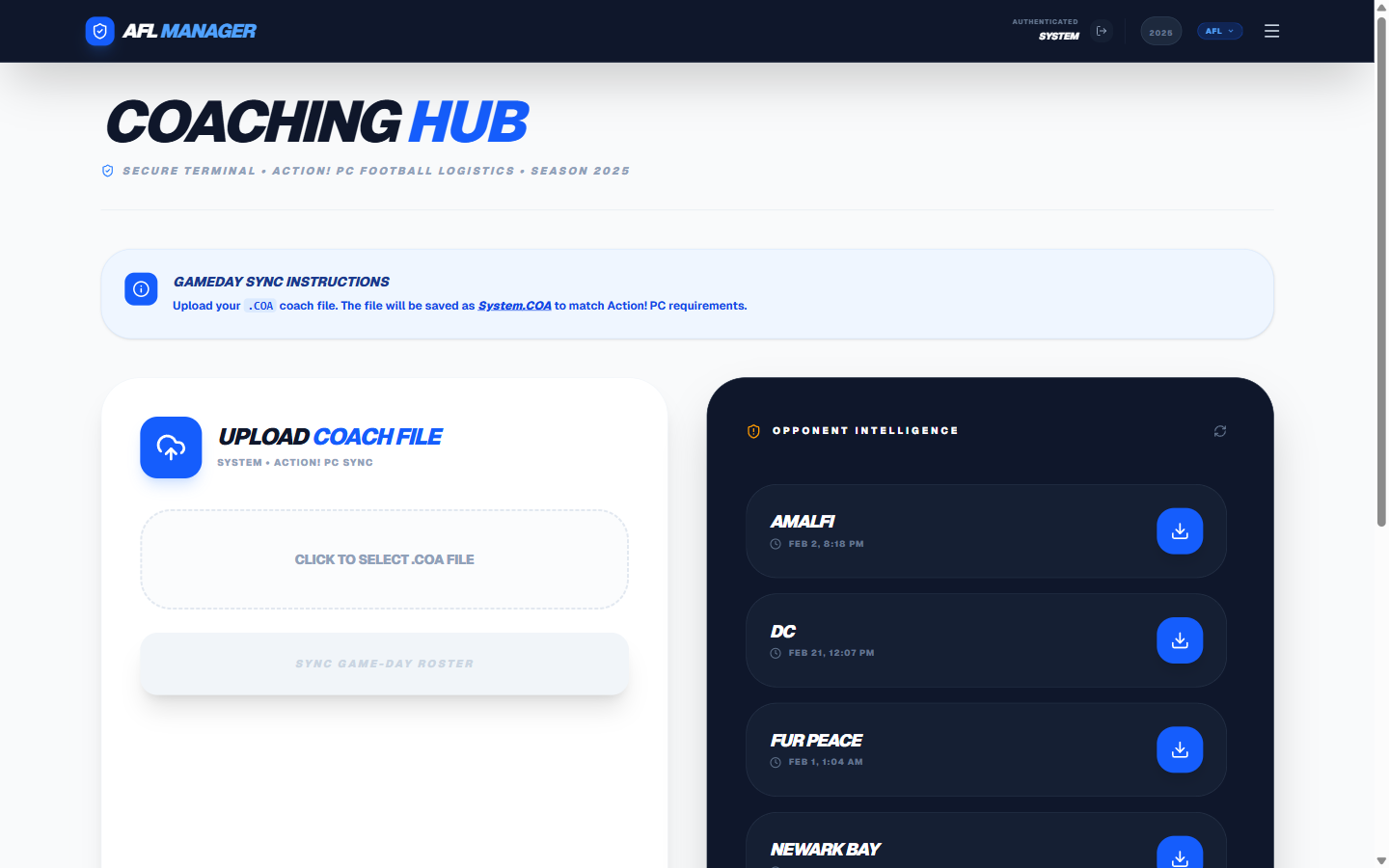 Coaching Hub Page
